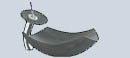 Stone vessel sink shape DLVNF-074 Technical Drawing